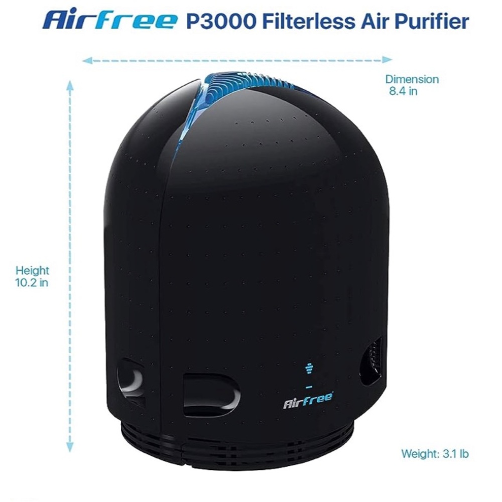Airfree Onix 3000 Air Purifier, black, used